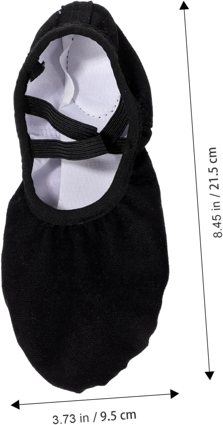 1pair Ballet Shoes for Girls Breathable Non- Dancing Flats for Yoga Ballet and Barre Comfort Cushioning Design