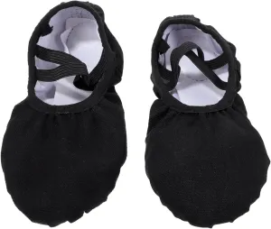 1pair Ballet Shoes for Girls Breathable Non- Dancing Flats for Yoga Ballet and Barre Comfort Cushioning Design