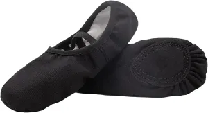 Ballet Shoes for Girls Ballet Slippers Canvas Ballet Dance Shoes for Toddler/Little Kid/Big Kid