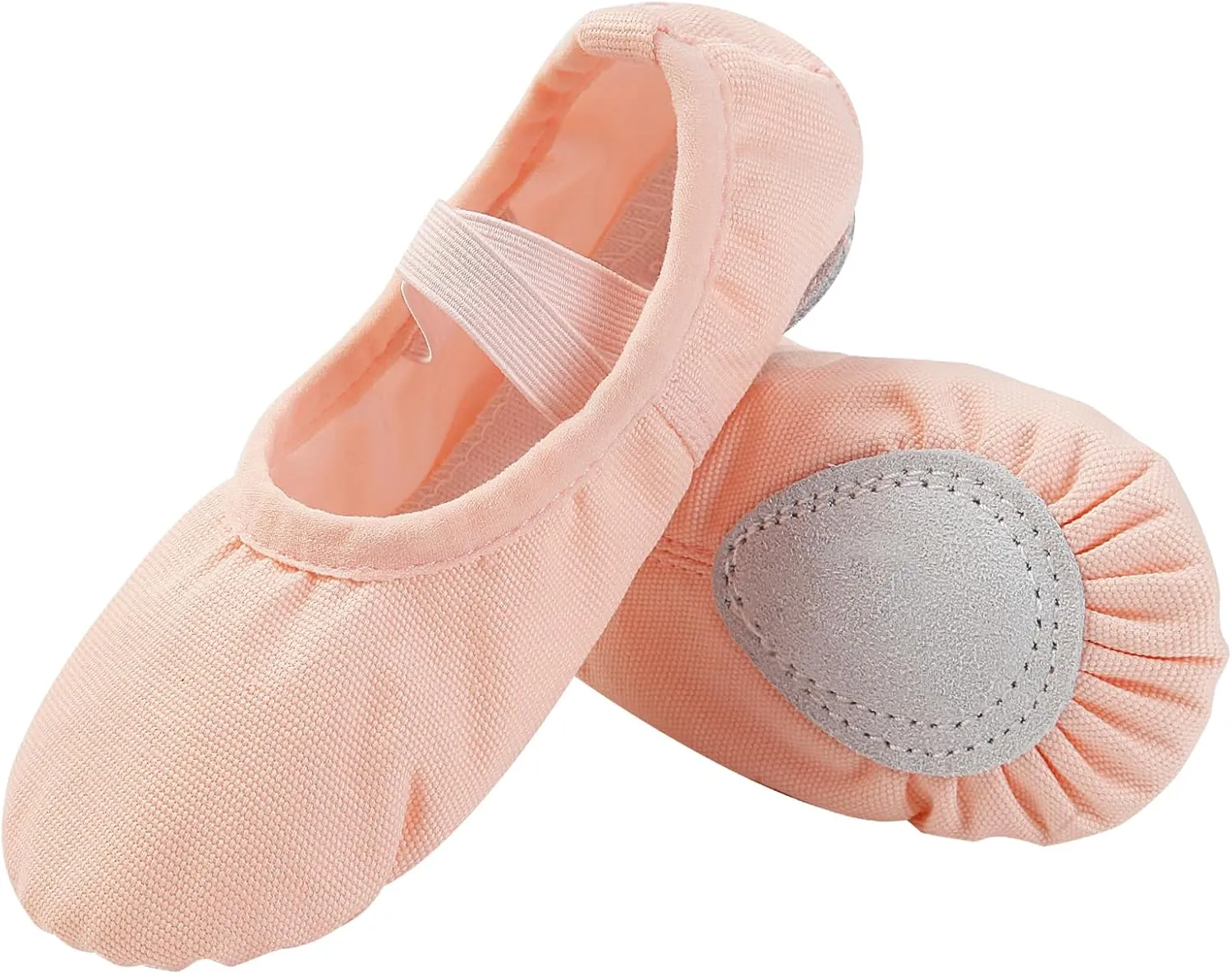 Ballet Shoes for Girls, Canvas Toddler Ballet Shoes Leather Split Sole Ballet Slippers for Girls Toddler/Little/Big Kid