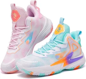 Basketball Shoes for Womens and Mens, Breathable Non Slip Outdoor Casual Unisex-Adult Fashion Sneakers