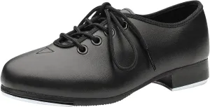 Bloch Kid's Dance Now Economy Jazz Tap Shoes, Black, 11.5 Little Kid M