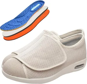 Edema Shoes for Swollen Feet Disability Shoes for Swollen Feet Mens Slip on Trainers Loafers Casual Breathable Slip-on Lightweight Comfortable Tennis Mesh Shoes