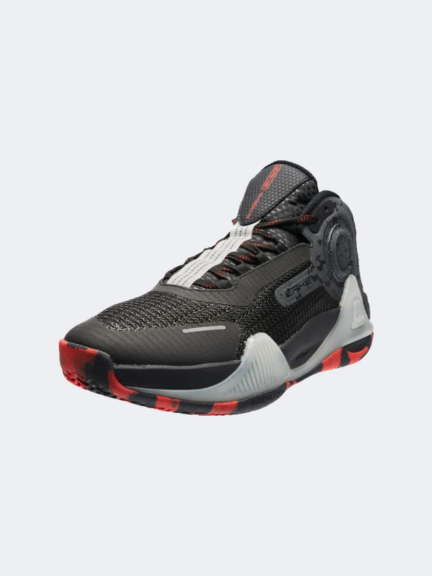 Erke  Men Basketball Espadrilles Black/Red