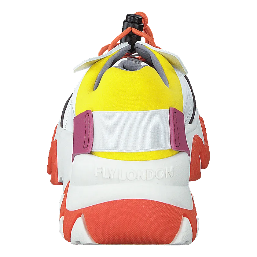 Fian634fly Multi-offwhite-yellow-fuchia