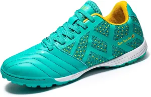 FLIOZY Football Shoes Men's Soccer Shoes Youth Professional Competition Breathable Low-Top Athletic Football Training Shoes for Outdoor Indoor Big Kids