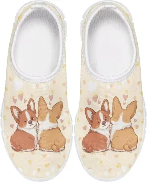 Girls Tennis Shoes Little Kids Slip On Sneakers School Running Shoes