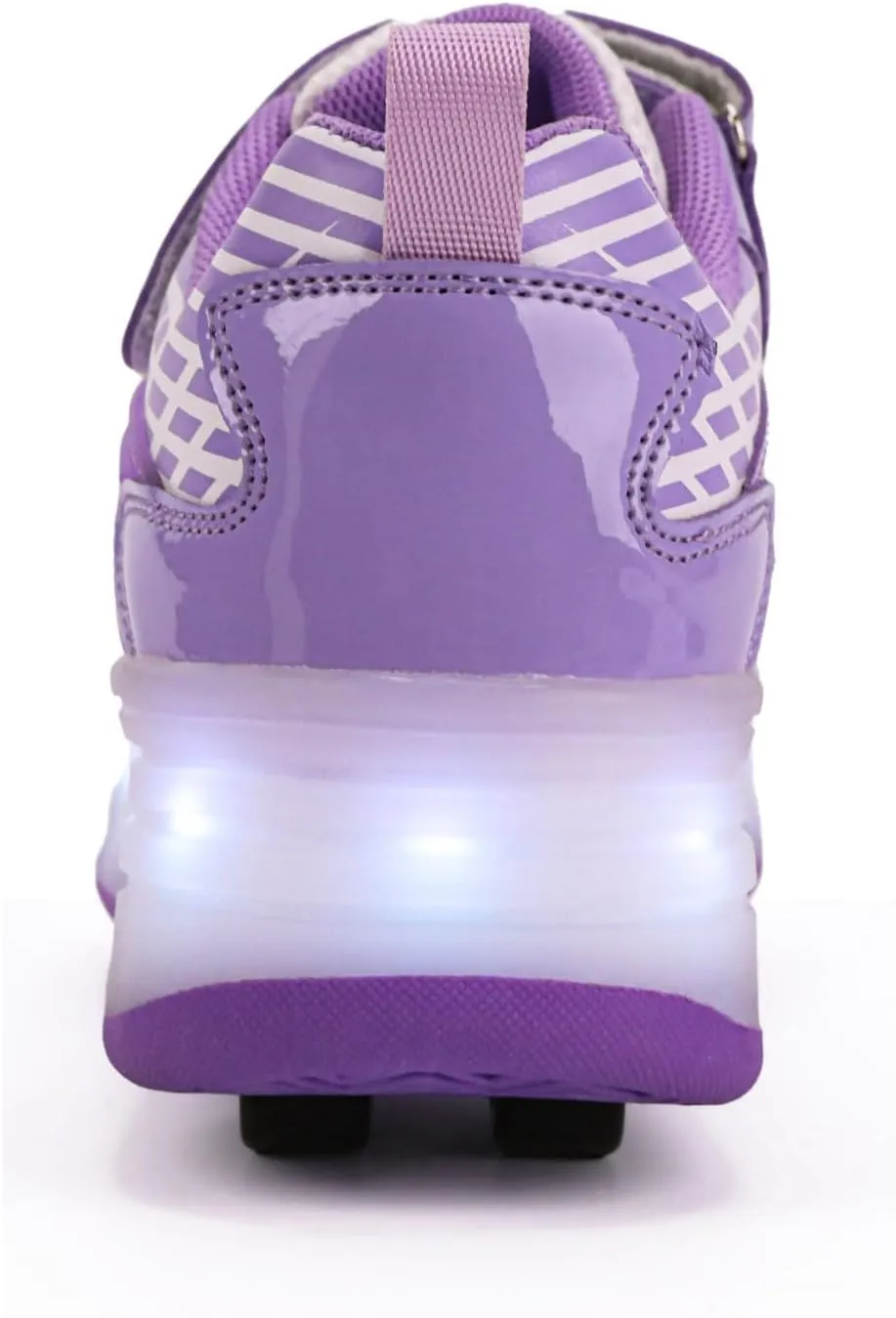 LED Roller Shoes for Kids ?C USB Rechargeable Light-Up Skating Sneakers with Detachable Wheels, Unisex Trendy Cool Street Roller Skates