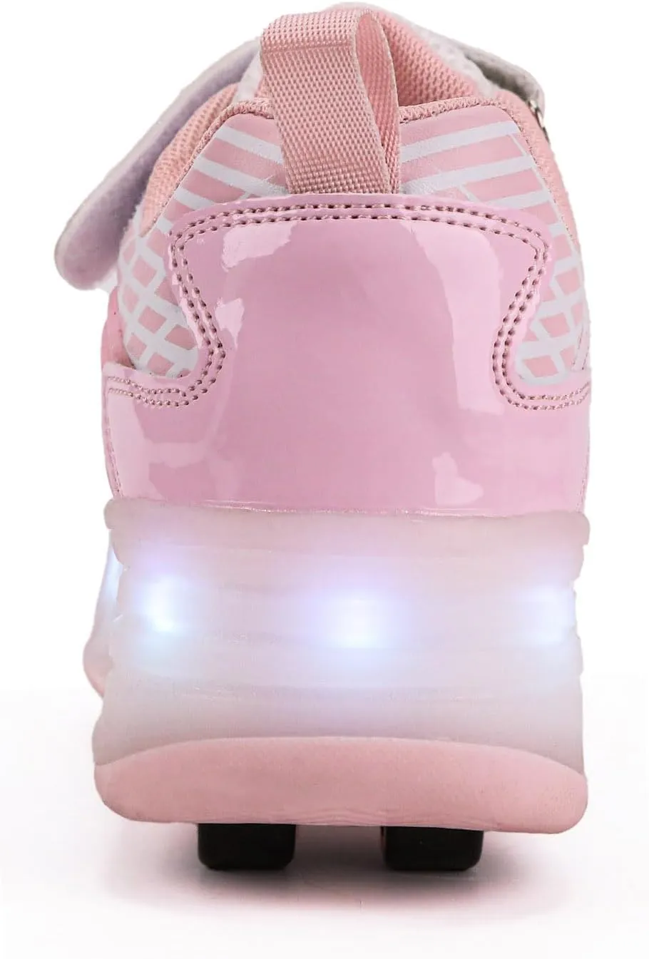 LED Roller Shoes for Kids ?C USB Rechargeable Light-Up Skating Sneakers with Detachable Wheels, Unisex Trendy Cool Street Roller Skates