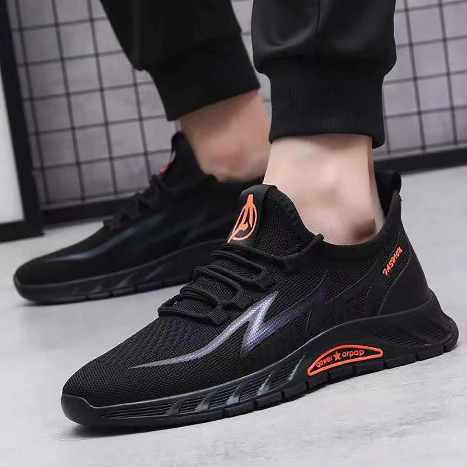 Mens Slip on Sneakers White Shoes Men Breathable Mesh Fashion Sneakers Shoe Slip on Lightweight Breathable Fashion Mens Ons Barefoot Shoes