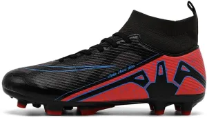 Men's Soccer Cleats Football Shoes High-Tops Non-Slip Spikes Indoor Outdoor Firm Ground TurfSports Athletic Combat Boots