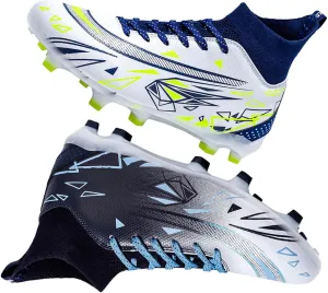 Men's Soccer Cleats Turf AG Shoes Boys Indoor Outdoor Footall Sneaker Youth Ankle Boots for Kids
