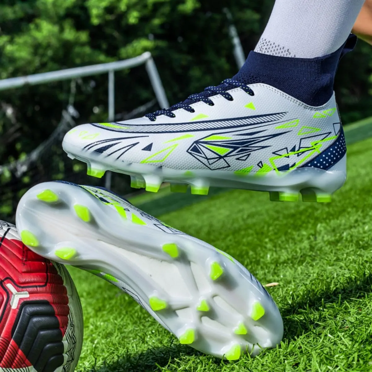 Men's Soccer Cleats Turf AG Shoes Boys Indoor Outdoor Footall Sneaker Youth Ankle Boots for Kids