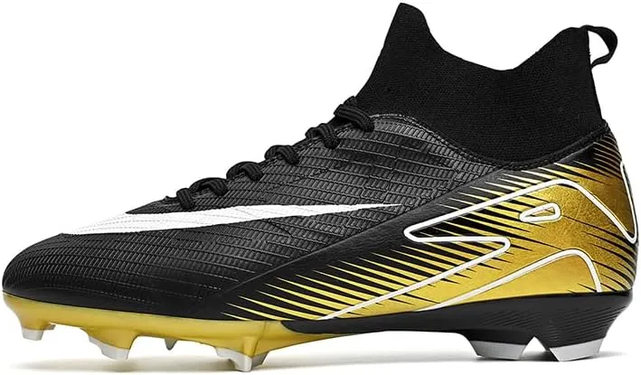Men's Soccer Shoes High-Top Soccer Cleats AG FG TF Football Boots Outdoor Indoor Breathable Athletic Professional Spikes Youth Boys Football Shoes