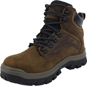 Mens steel toe work boots - ASTM Steel Toe   Waterproof   2 Different Insoles   Anti-slip Rubber Outsole   Multiple Application Scenarios