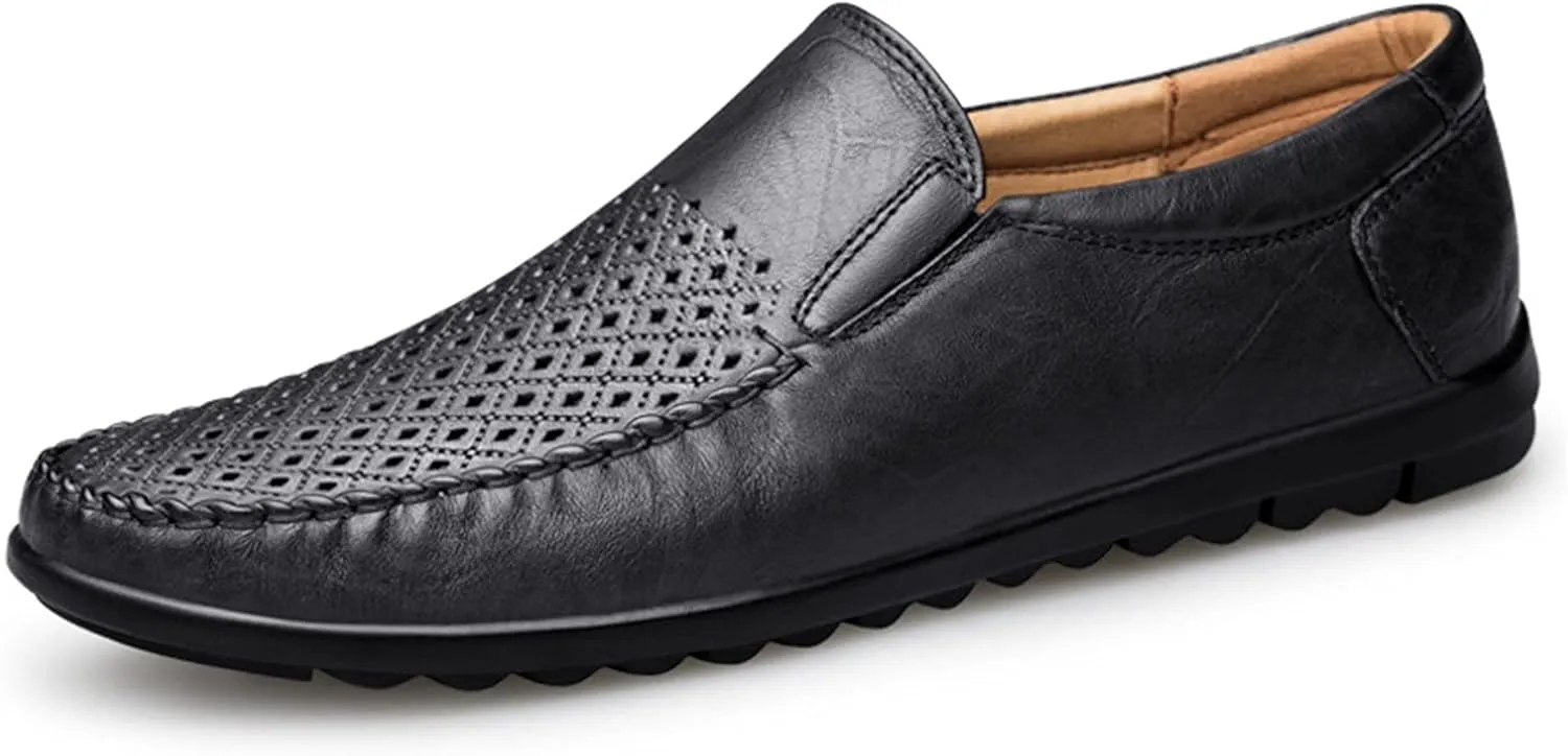 Minishion Boys Mens Casual Shoes Slip on Office Walking Loafers