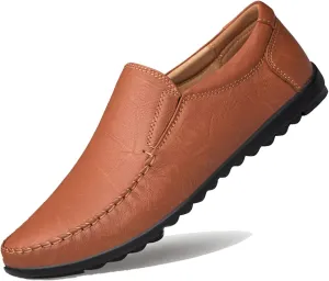 Minishion Boys Mens Casual Shoes Slip on Office Walking Loafers