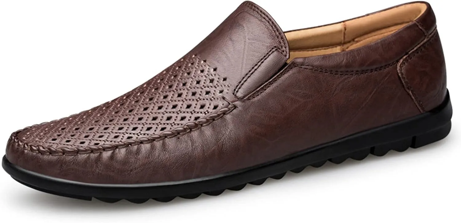 Minishion Boys Mens Casual Shoes Slip on Office Walking Loafers