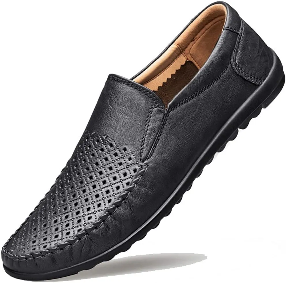 Minishion Boys Mens Casual Shoes Slip on Office Walking Loafers