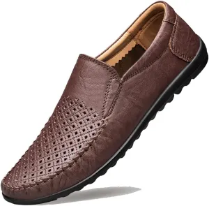 Minishion Boys Mens Casual Shoes Slip on Office Walking Loafers