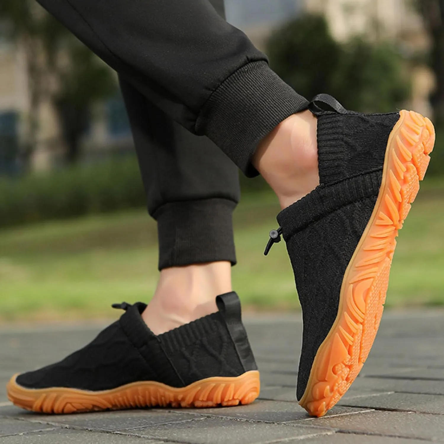 Slip On Barefoot Shoe Women Men,Breathable Lightweight Non-Slip Recovery Slip On Shoes,Outdoor Running Barefoot Hike Shoes Women Men