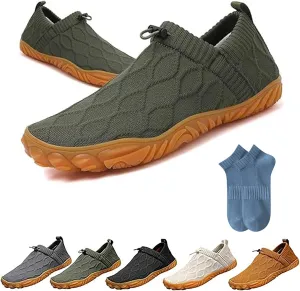 Slip On Barefoot Shoe Women Men,Breathable Lightweight Non-Slip Recovery Slip On Shoes,Outdoor Running Barefoot Hike Shoes Women Men