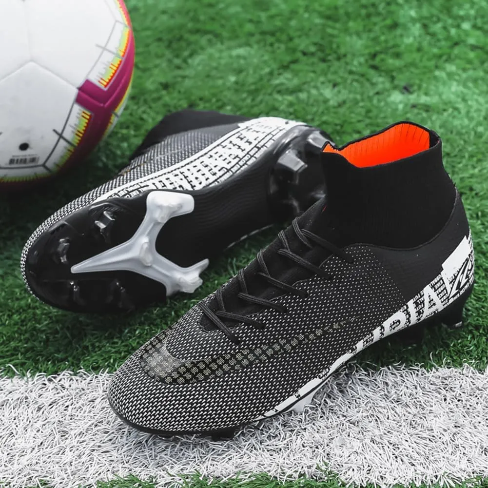 Soccer Cleats Womens Mens Indoor Soccer Shoes Youth Training Boots Lightweight Spikes Football Cleats Non-Slip Baseball & Cleats Soccer Adult AG FG TF Football Boots for Big Boys