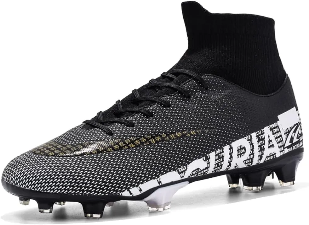 Soccer Cleats Womens Mens Indoor Soccer Shoes Youth Training Boots Lightweight Spikes Football Cleats Non-Slip Baseball & Cleats Soccer Adult AG FG TF Football Boots for Big Boys