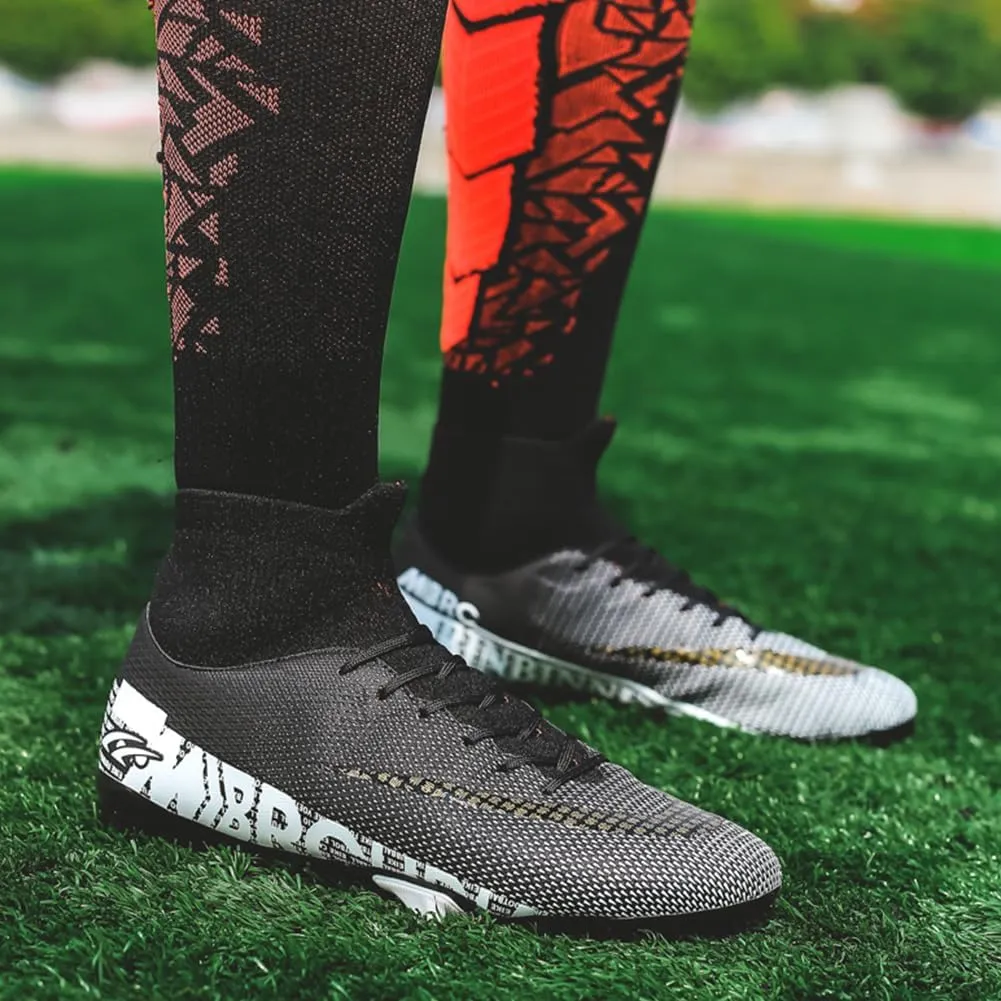 Soccer Cleats Womens Mens Indoor Soccer Shoes Youth Training Boots Lightweight Spikes Football Cleats Non-Slip Baseball & Cleats Soccer Adult AG FG TF Football Boots for Big Boys