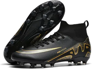 Soccer Cleats Womens Mens Indoor Soccer Shoes Youth Training Boots Lightweight Spikes Football Cleats Non-Slip Baseball & Cleats Soccer Adult AG FG TF Football Boots for Big Boys