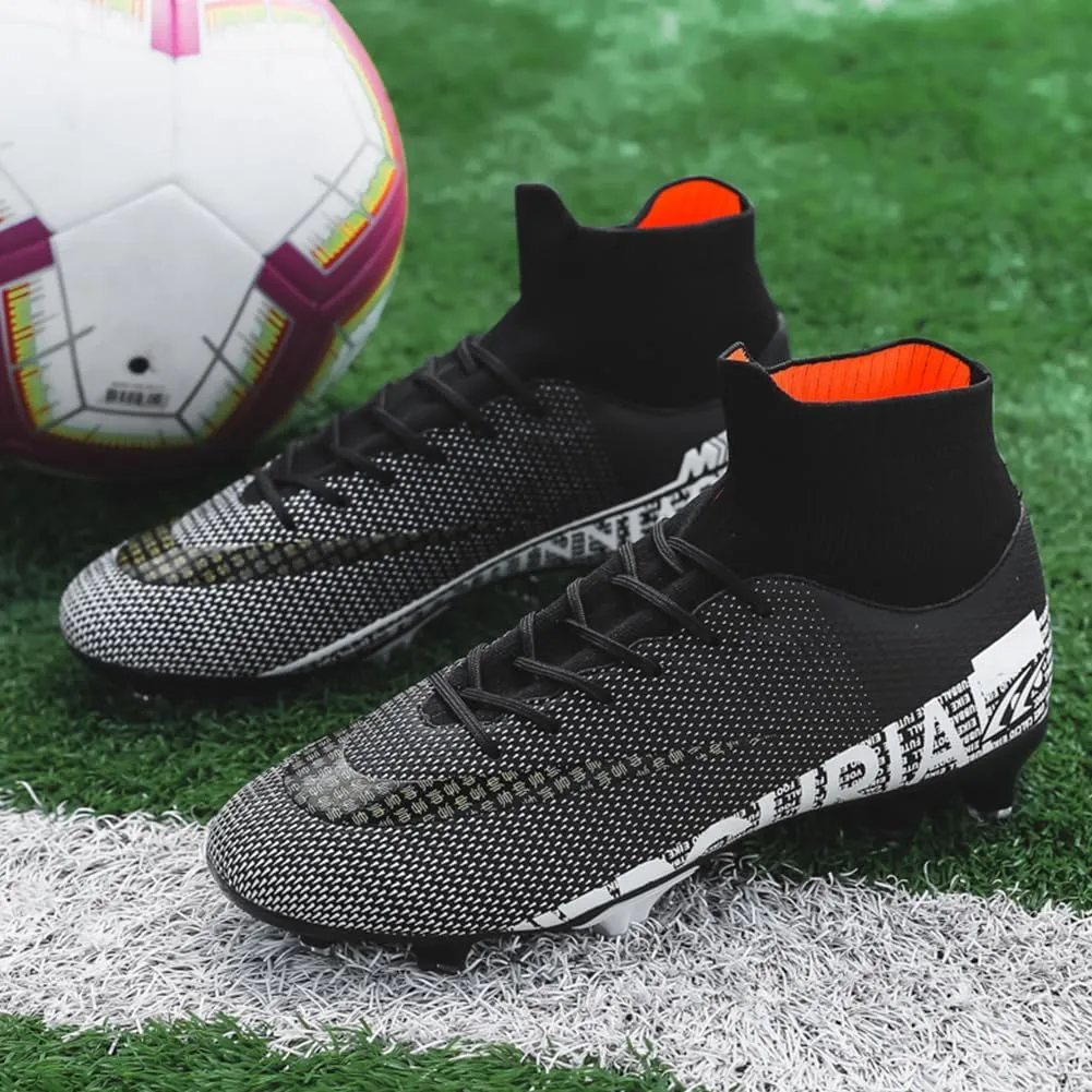 Soccer Cleats Womens Mens Indoor Soccer Shoes Youth Training Boots Lightweight Spikes Football Cleats Non-Slip Baseball & Cleats Soccer Adult AG FG TF Football Boots for Big Boys