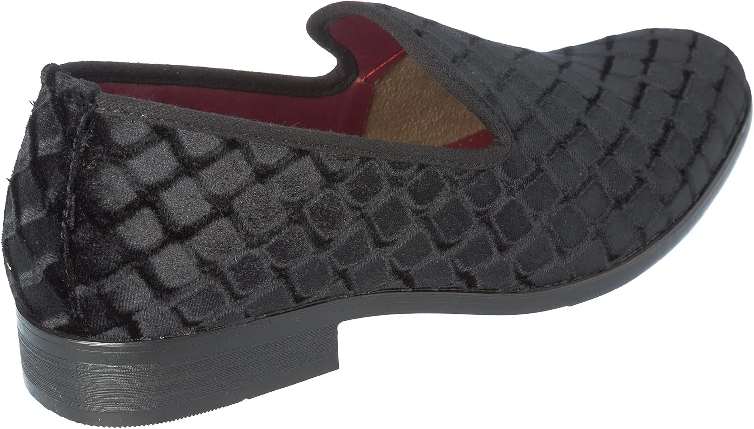 sparko07 Mens Slip-On Fashion-Loafer Sparkling-Glitter Dress-Shoes