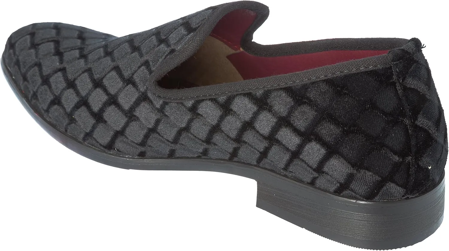 sparko07 Mens Slip-On Fashion-Loafer Sparkling-Glitter Dress-Shoes