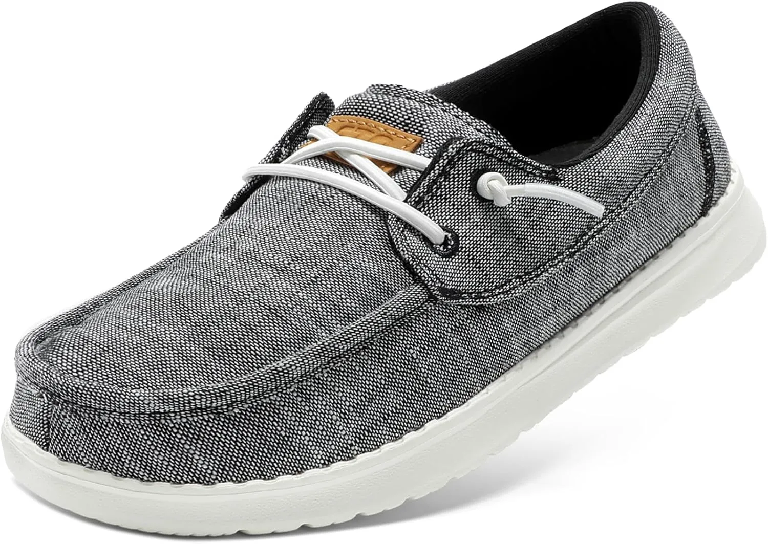 STQ Women's Boat Shoes with Orthopedic Insole Slip On Business Casual Shoes for Plantar Fasciitis Lightweight Loafers