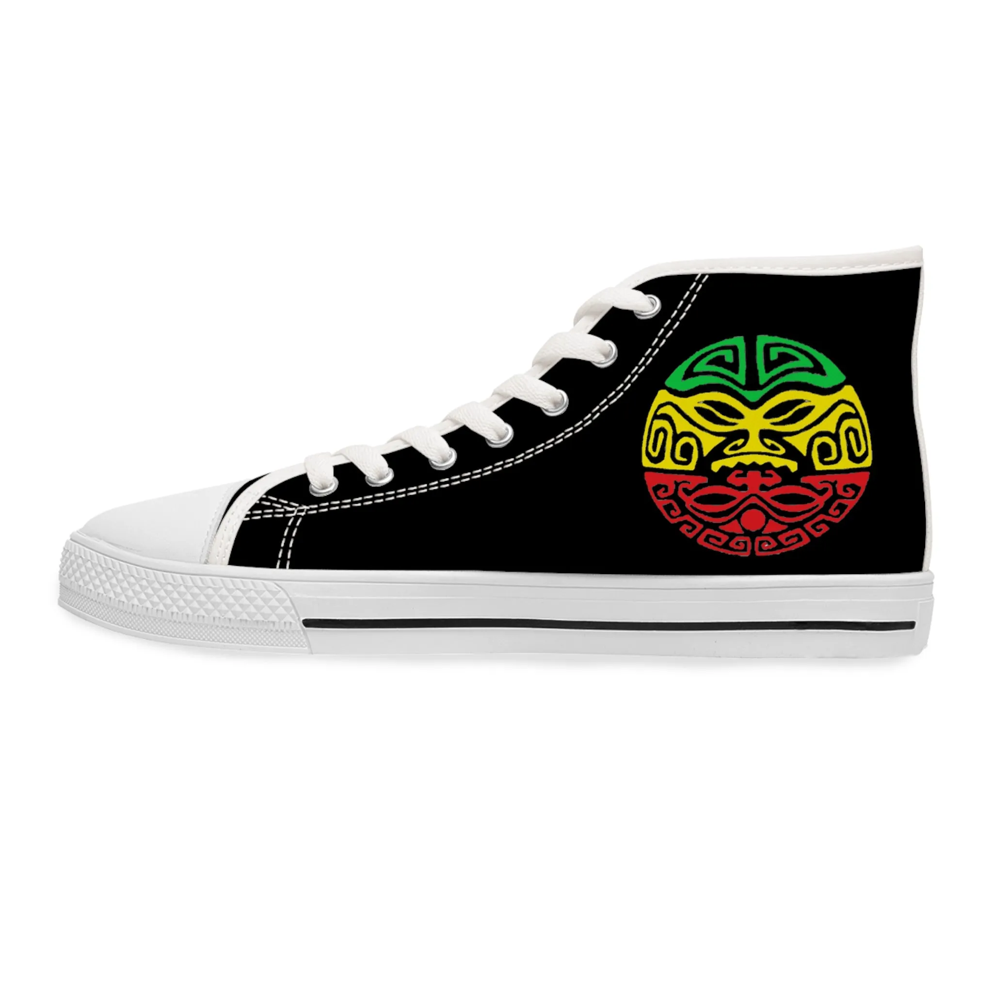 Tribal Reggae Women's High Top Sneakers