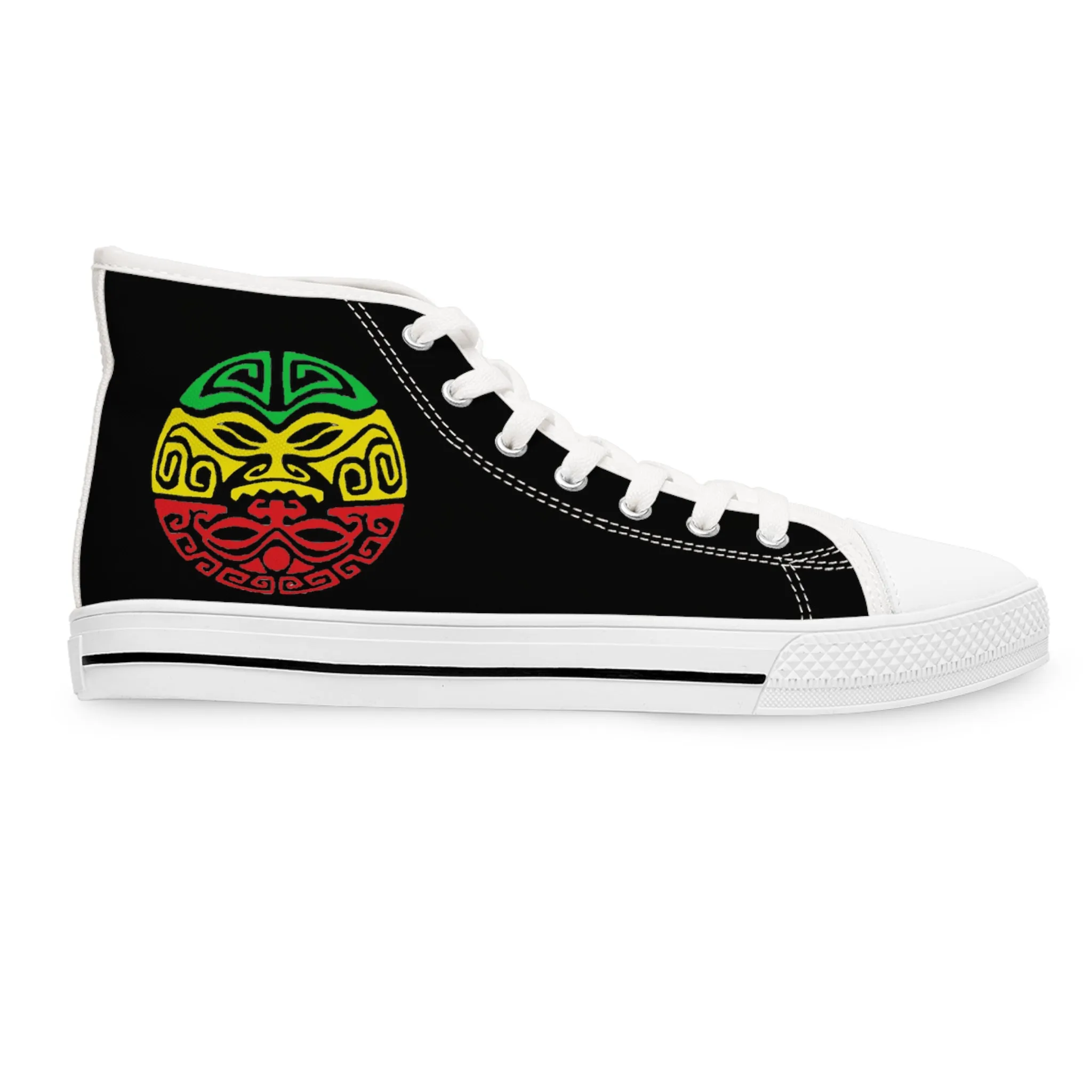 Tribal Reggae Women's High Top Sneakers