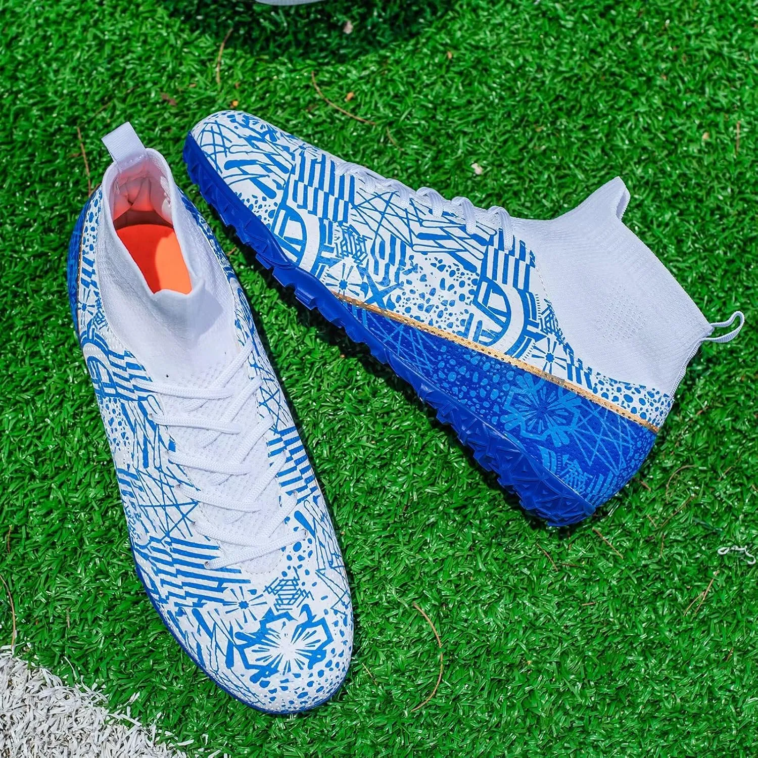 Unisex-Adult Mens Indoor Soccer Shoes Women