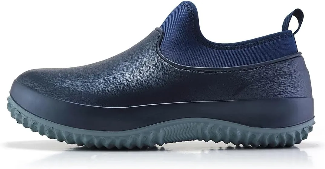 Wjnvfioo Mens Working Shoes Non-Slip Waterproof Chef Shoes Casual Unisex Work Shoes Water Shoes