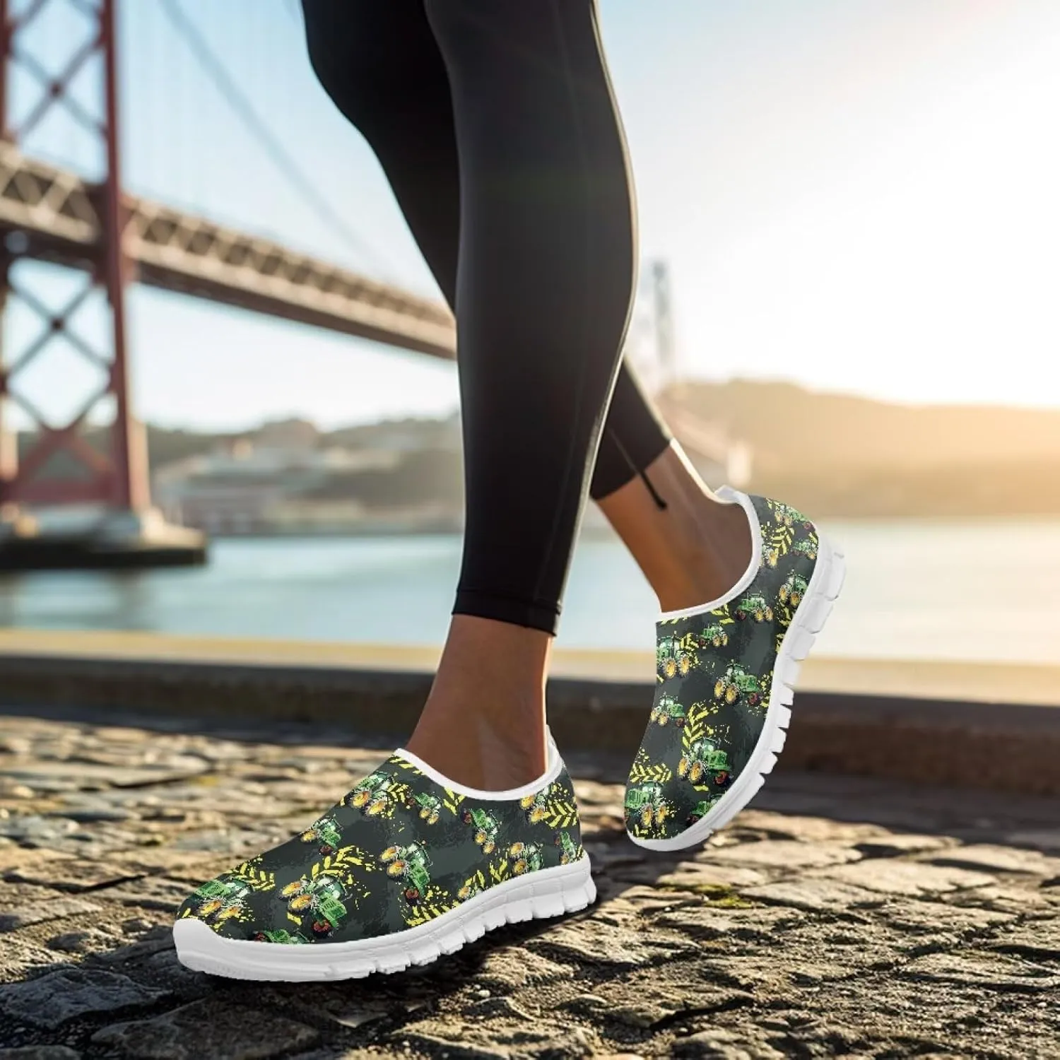 Women's Sneakers Casual Slip on Loafers Running Shoes Walking Footwear