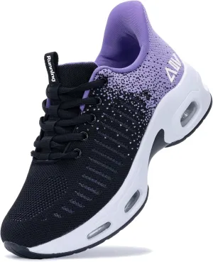 Women's Walking Shoes Slip On Tennis Athletic Gym Running Sneakers